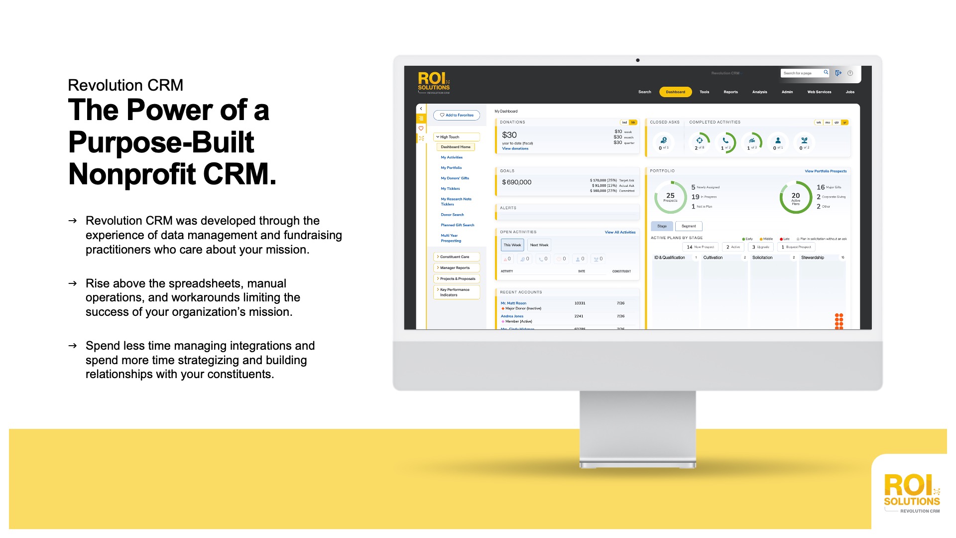 screenshot of Revolution CRM